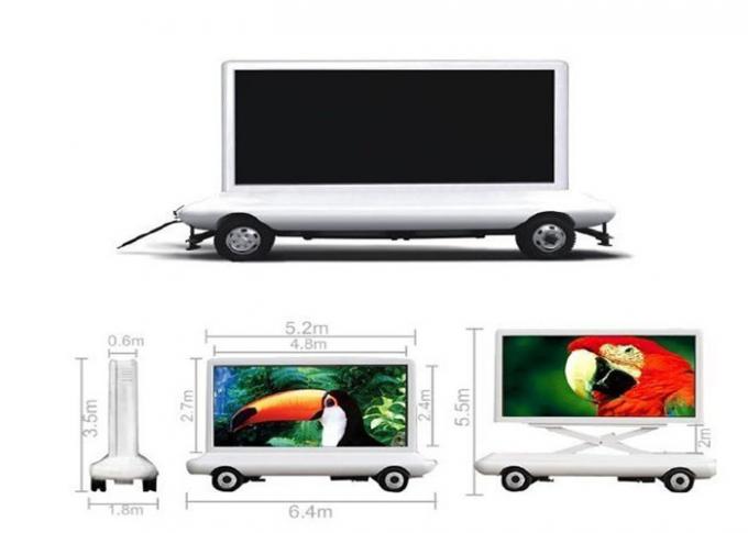 Pantalla LED móvil del camión