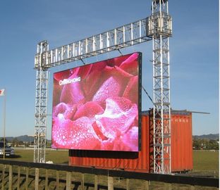 Exhibición llevada a todo color al aire libre P4.81 de los acontecimientos de la etapa - P8 a presión gabinete del aluminio de la fundición