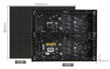 Ángulo de visión video interior 150° de la echada SMD 2020 del pixel de la pared 3m m de la instalación fija LED
