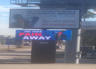 Exhibición orientada hacia el servicio delantera P8 Nationstar de SMD 2727 1920Hz de acceso frontal al aire libre