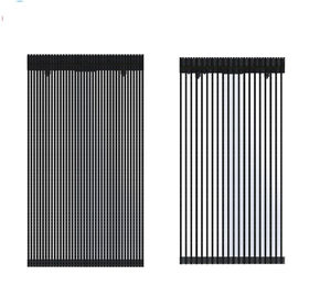 De P31.25 LED de la cortina de la pantalla capacidad de carga transparente ultrafina de fuerte viento extremadamente