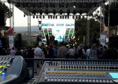 Instalación fácil impermeable del tamaño de gabinete de la pantalla 500*500m m de la etapa LED del exterior