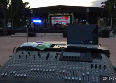 Exploración de la pantalla 1/16 de la etapa al aire libre LED de HD que conduce el brillo 5000cd para los acontecimientos