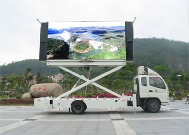 Control de brillo móvil al aire libre de los niveles de la pantalla LED 100 del remolque P6 del tamaño grande
