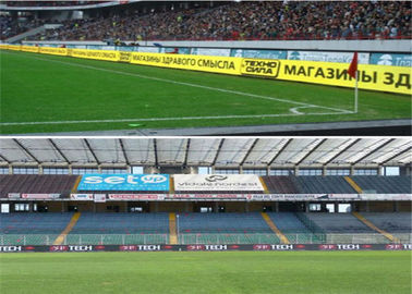 Cogida única del ojo del diseño del ángulo inclinable de la pantalla LED del perímetro del estadio de fútbol P10