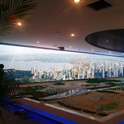 microprocesador lleno de la pequeña pantalla LED a todo color HD Epistar de la echada de 1.25m m para el club