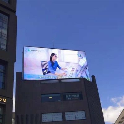 Frecuencia de actualización de la prenda impermeable 1920Hz de la pantalla LED IP65 del alto brillo de la publicidad al aire libre