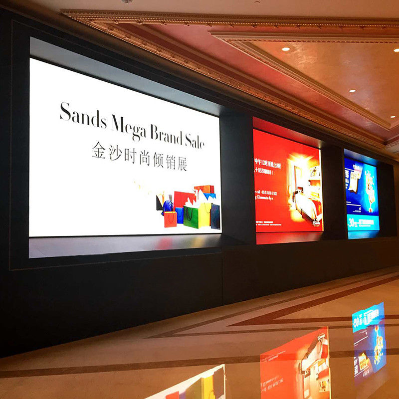 Pequeña muestra de publicidad interior de la pantalla LED P2.5 P3 P4 de la echada del pixel 200 - 750W