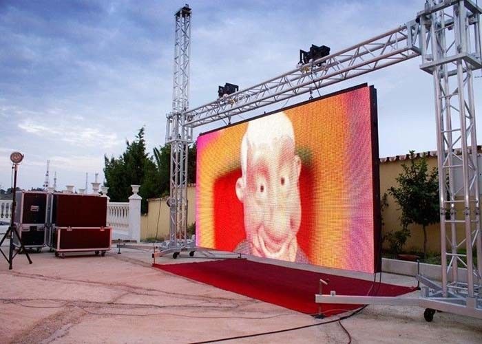 P10 de alta frecuencia de la etapa LED de la potencia de entrada de alquiler al aire libre AC110V/220V de la pantalla