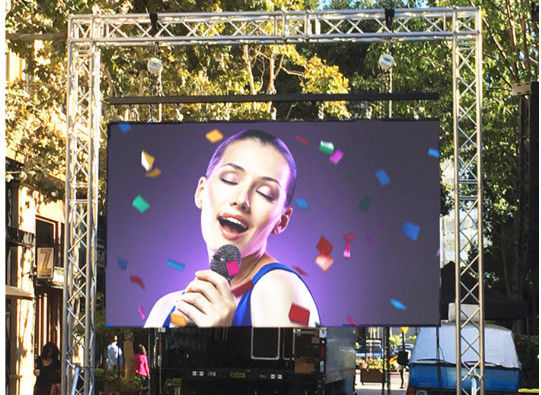 Tablero del panel video al aire libre de pared de la publicidad P3.91 de la pantalla de alquiler TV de la pantalla LED