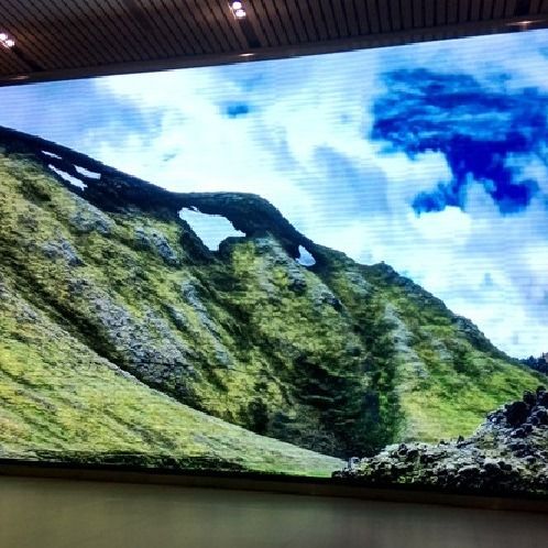Medios pantalla LED a todo color interior del vídeo P7.62 con tamaño del módulo de 244*244m m